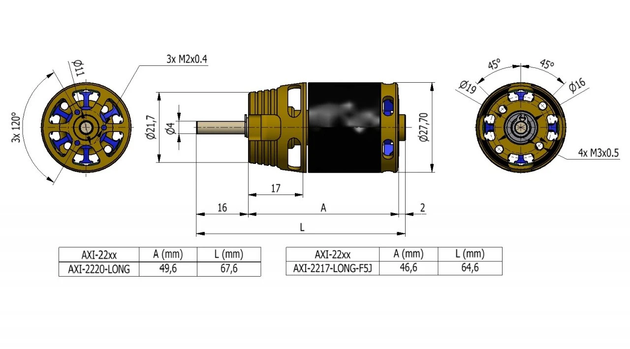 Axi 2220/12 V2 Long 1200 RPM/V 91g Outrunner Axi 2220/12 V2 Long 1200 RPM/V 91g Outrunner -MKS Sales Store axi 2220 12 v2 long 1200 rpm v 91g outrunner 30
