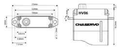 CHA HV06Servo - 2.4Kg.cm 0.05s 5.8g 6mm -MKS Sales Store cha hv06 servo 2 4kg cm 0 05s 5 8g 6mm 100