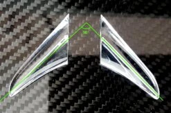 Clear Streamlined Antenna Supports (2) -MKS Sales Store clear streamlined antenna supports 2 50