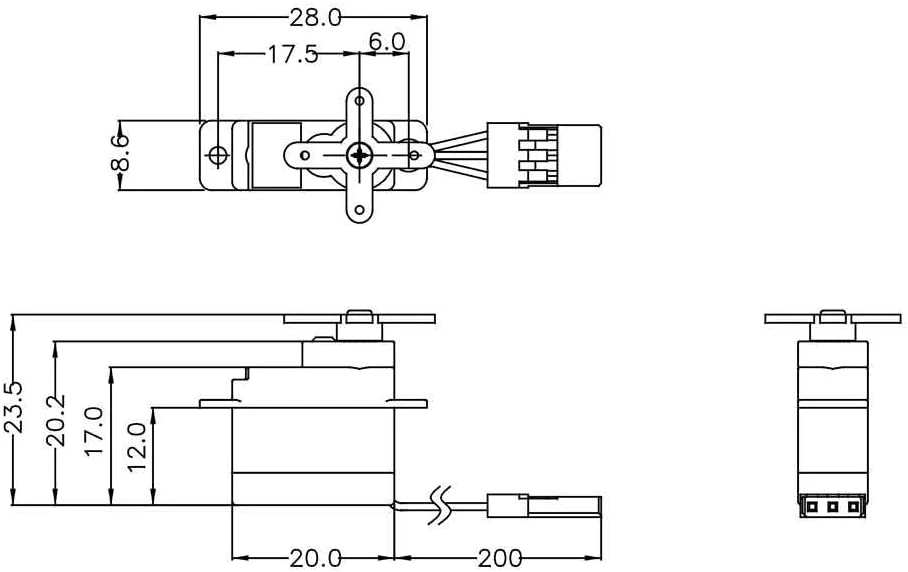 Hitec HS-40 Nano Servo Servo - 0.8Kg.cm 0.10s 5.2g 9mm Hitec HS-40 Nano Servo Servo - 0.8Kg.cm 0.10s 5.2g 9mm -MKS Sales Store hitec hs 40 nano servo servo 0 8kg cm 0 10s 5 2g 9mm 100
