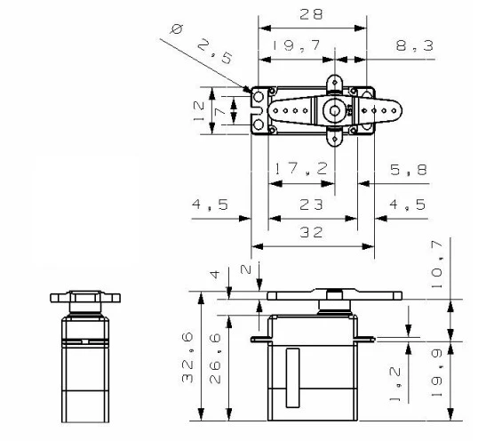 KST DS315MG Servo Servo - 4.8Kg.cm 0.07s 20.5g 12mm KST DS315MG Servo Servo - 4.8Kg.cm 0.07s 20.5g 12mm -MKS Sales Store kst ds315mg servo servo 4 8kg cm 0 07s 20 5g 12mm 80