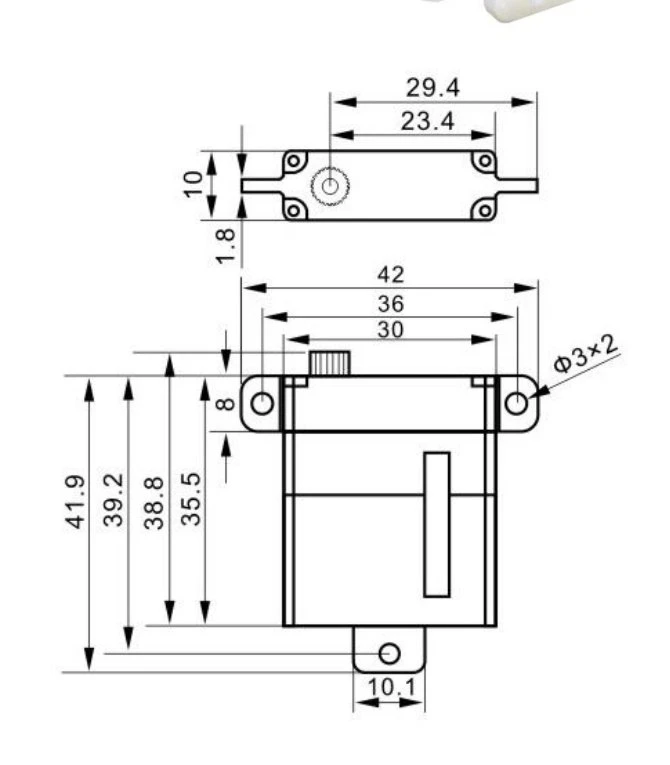 KST X10 V8 Wing Servo - 10.8Kg.cm 0.12s 28.0g 10mm KST X10 V8 Wing Servo - 10.8Kg.cm 0.12s 28.0g 10mm -MKS Sales Store kst x10 v8 wing servo 10 8kg cm 0 12s 28 0g 10mm 40