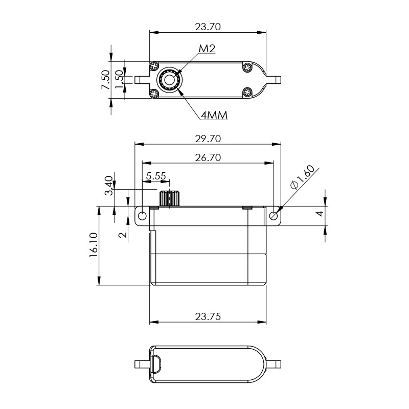 MKS HS75 Hall Effect Wing Servo - 4.0Kg.cm 0.09s 7.9g 7mm MKS HS75 Hall Effect Wing Servo - 4.0Kg.cm 0.09s 7.9g 7mm -MKS Sales Store mks hs75 hall effect wing servo 4 0kg cm 0 09s 7 9g 7mm 20