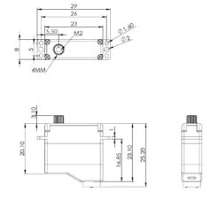 MKS HV6120H Servo - 5.4Kg.cm 0.08s 11.0g 8mm 2 MKS HV6120H Servo - 5.4Kg.cm 0.08s 11.0g 8mm -MKS Sales Store mks hv6120h servo 5 4kg cm 0 08s 11 0g 8mm 100