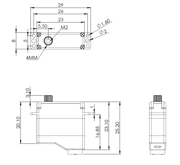 MKS HV6120H Servo - 5.4Kg.cm 0.08s 11.0g 8mm MKS HV6120H Servo - 5.4Kg.cm 0.08s 11.0g 8mm -MKS Sales Store mks hv6120h servo 5 4kg cm 0 08s 11 0g 8mm 100