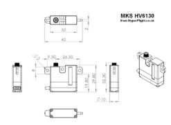MKS HV6130 Servo - 8.1Kg.cm 0.10s 22.5g 10mm 3 MKS HV6130 Servo - 8.1Kg.cm 0.10s 22.5g 10mm -MKS Sales Store mks hv6130 servo 8 1kg cm 0 10s 22 5g 10mm 80