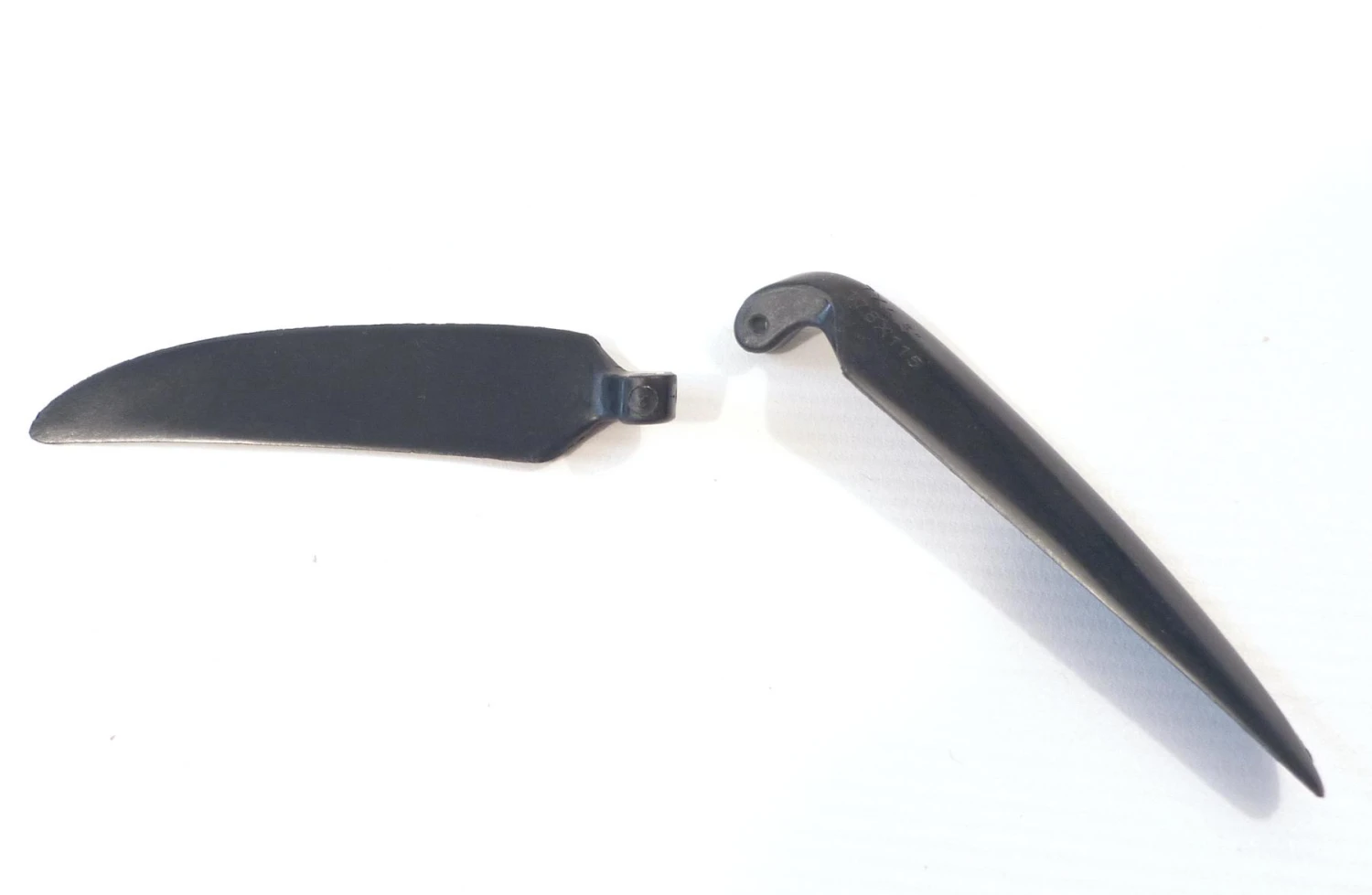 Plastic 7x4.5 Folding Prop Blades (2mm hinge pin) Plastic 7x4.5 Folding Prop Blades (2mm Hinge Pin) -MKS Sales Store plastic 7x4 5 folding prop blades 2mm hinge pin 20