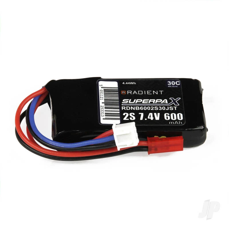 Radient LiPo 2S 600mAh 7.4V 30C JST Radient LiPo 2S 600mAh 7.4V 30C JST -MKS Sales Store radient lipo 2s 600mah 7 4v 30c jst